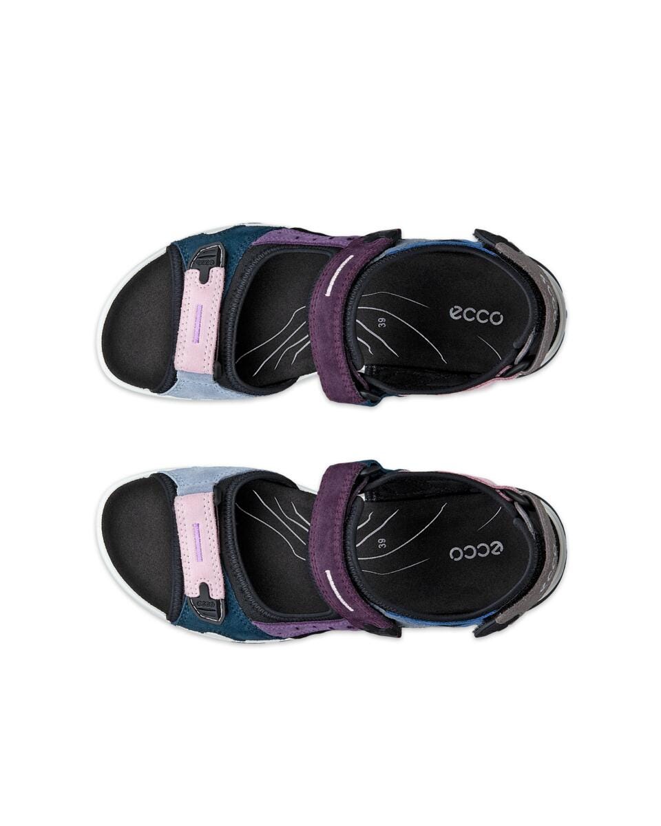 ECCO Women's Yucatan Offroad Sandals - Dusty Blue Multicolor