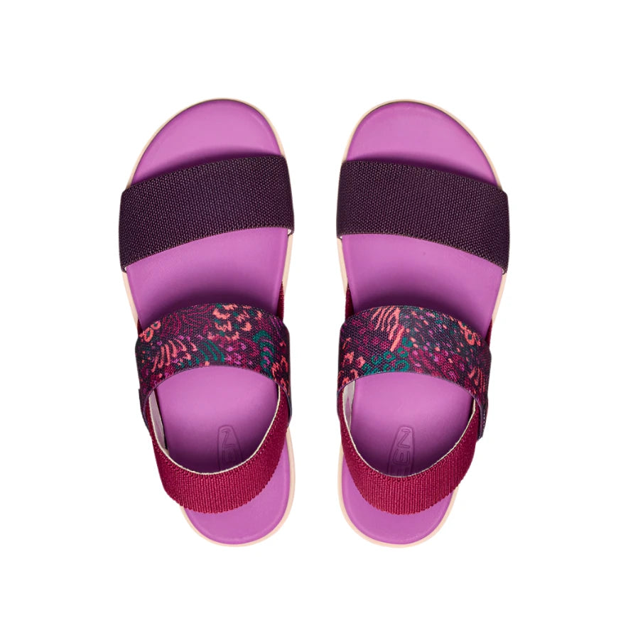 Keen Women's Elle Backstrap Sandal - Beaujolais/Plum Perfect