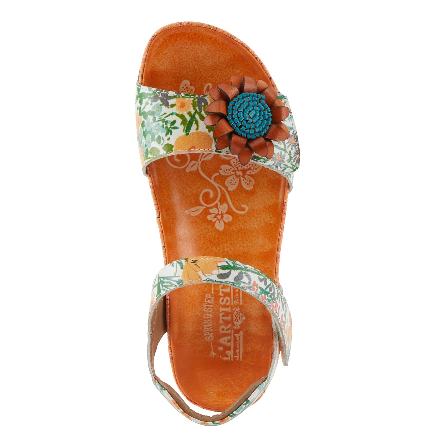 L'Artiste by Spring Step Women's Gladystee Sandals - Orange Multi