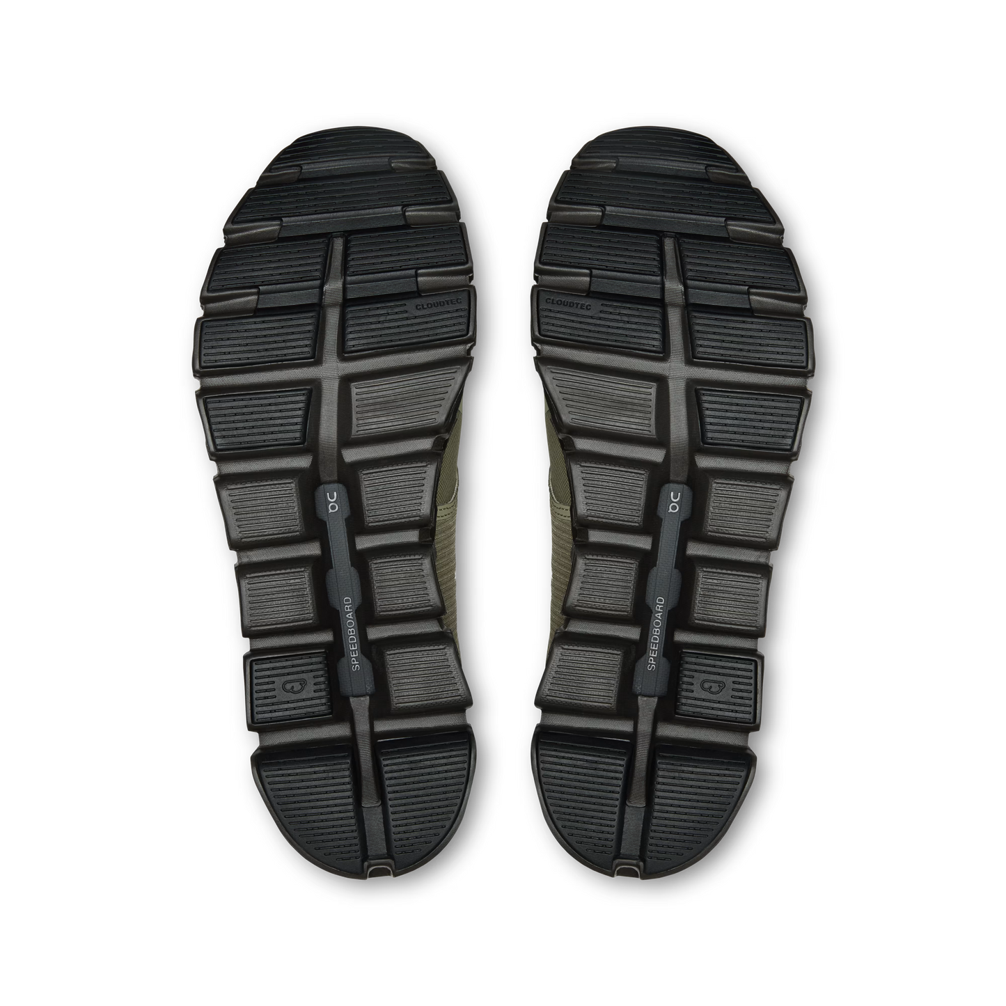 On Running Men's Cloud 6 Waterproof Shoes- Olive | Espresso