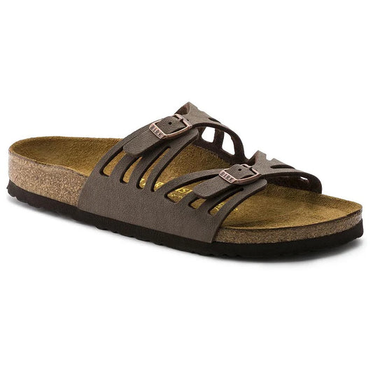 Birkenstock Women's Granada Birko-Flor Nubuck - Mocca