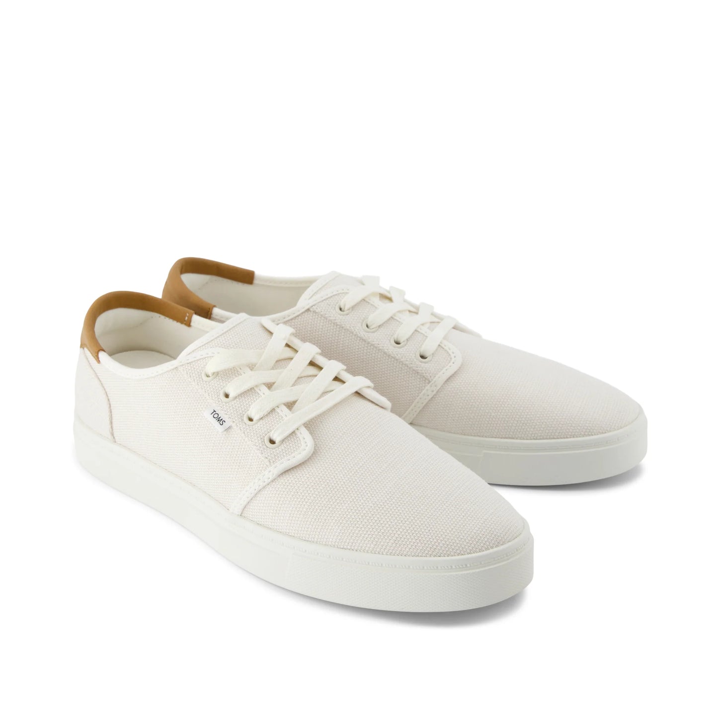 Toms Mens Carlo 2.0 Lace-Up Sneaker - White