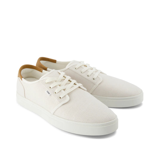 Toms Mens Carlo 2.0 Lace-Up Sneaker - White