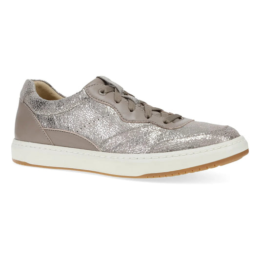 Dansko Women's Josey Lace Up Shoe - Taupe Metallic