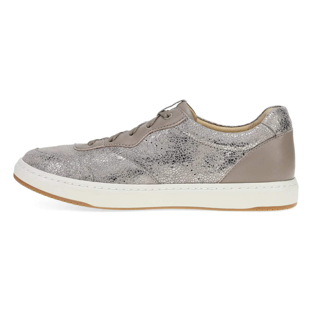 Dansko Women's Josey Lace Up Shoe - Taupe Metallic