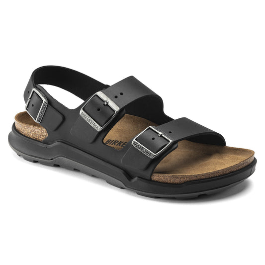 Birkenstock Men's Milano Crosstown - Black Oiled Leather