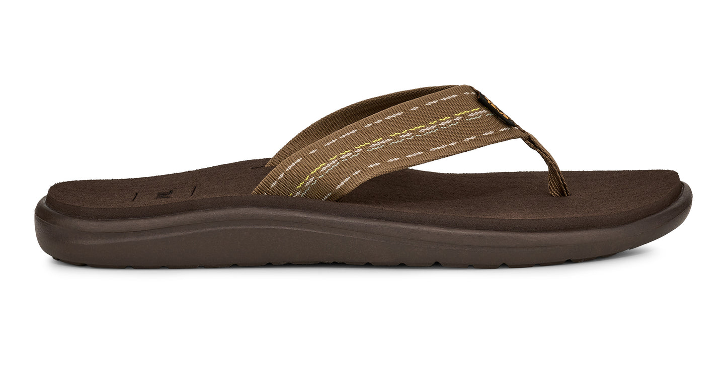 Teva Men's Voya Flip Flop - Road Race Breen