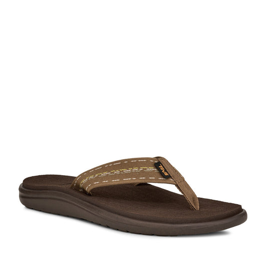 Teva Men's Voya Flip Flop - Road Race Breen