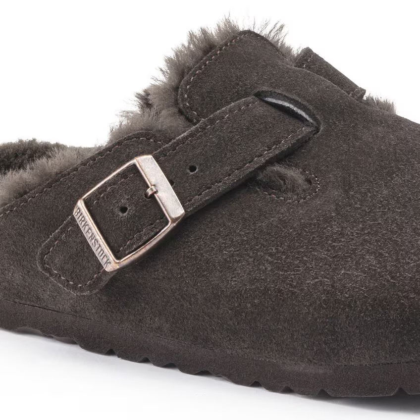 Birkenstock Unisex Boston Shearling Clog - Mocha