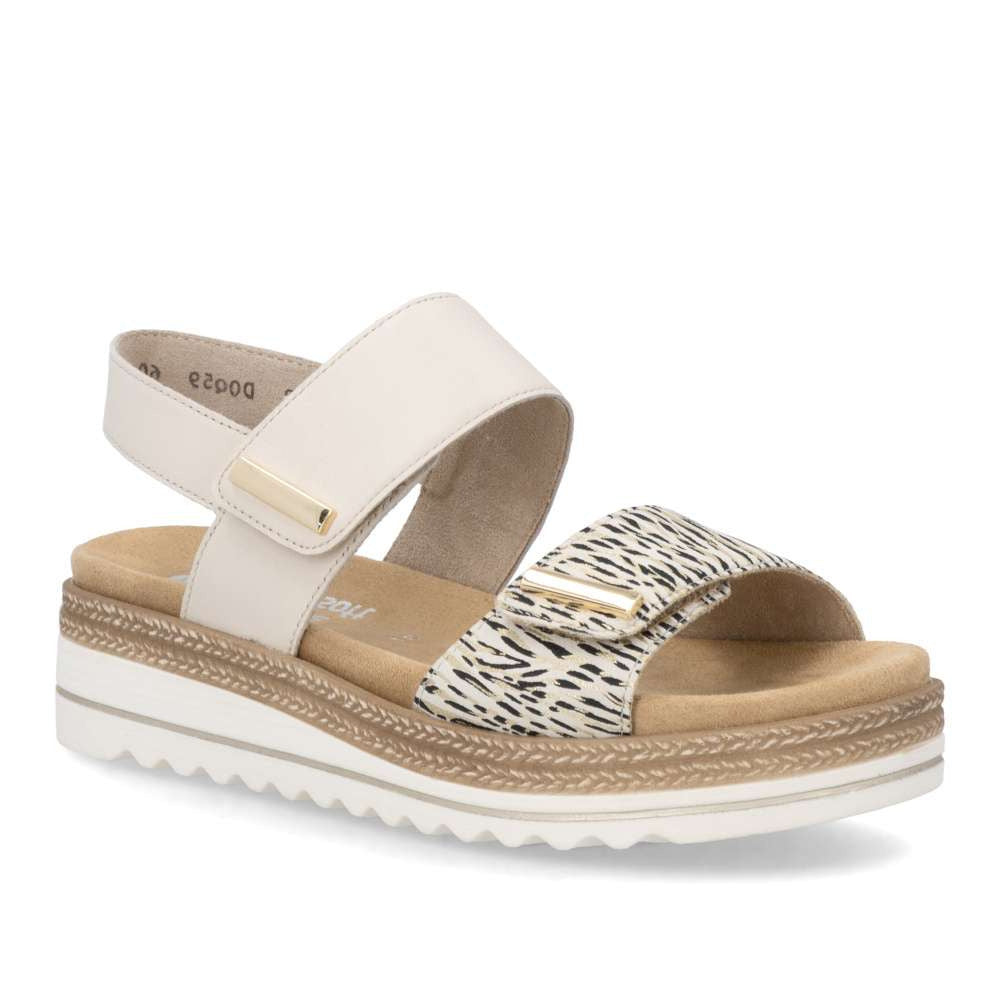 Remonte Women's Jocelyn Sandals - Beige/Gold