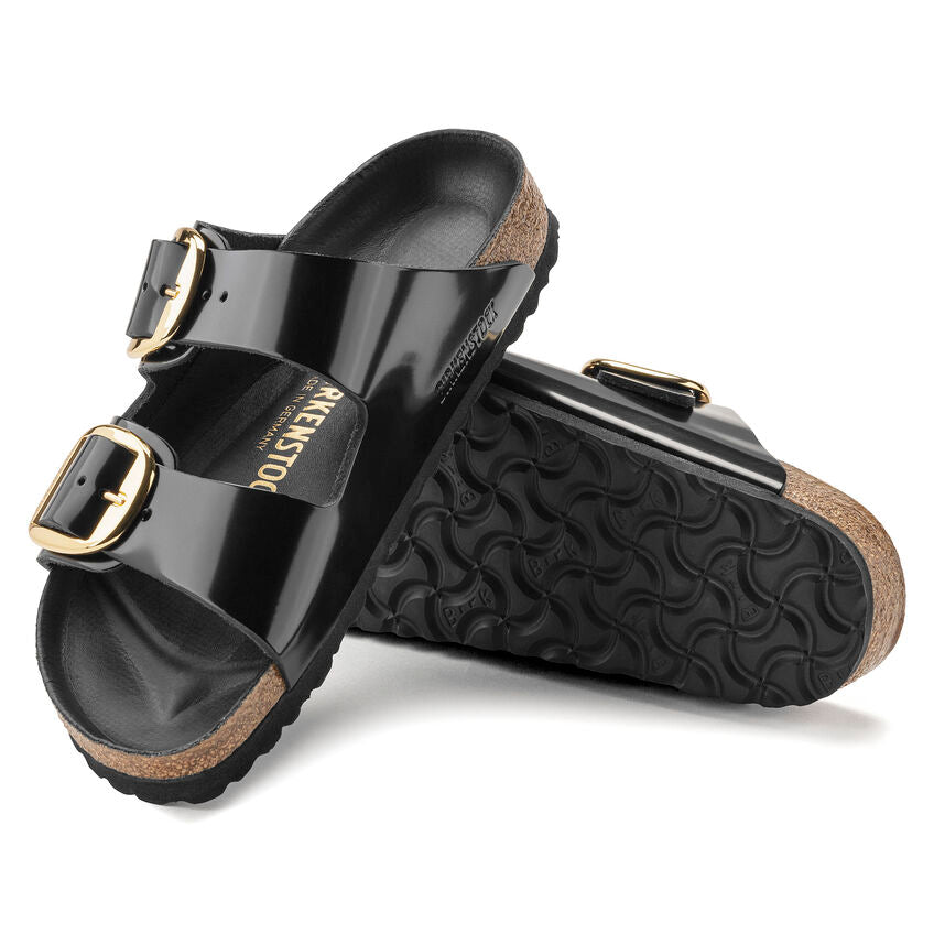 Birkenstock Arizona Big Buckle (Patent Leather) Sandal - High Shine Black