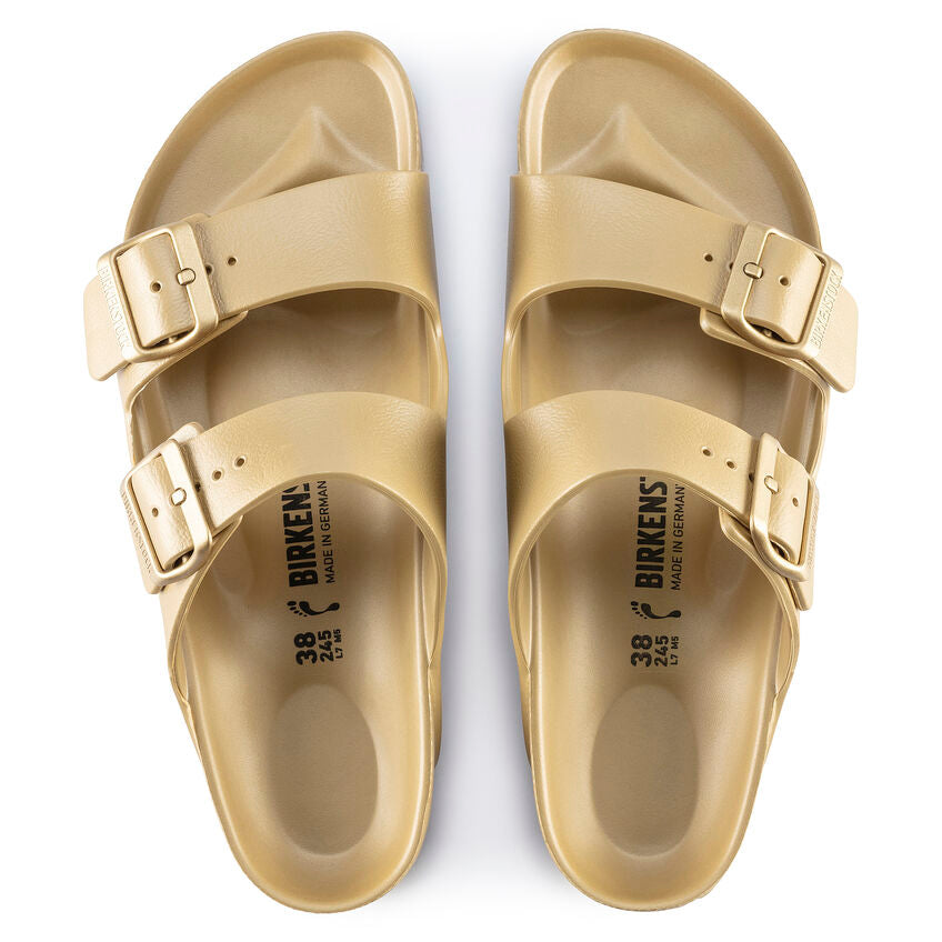 Birkenstock Women's Arizona EVA Sandals - Metallic Gold