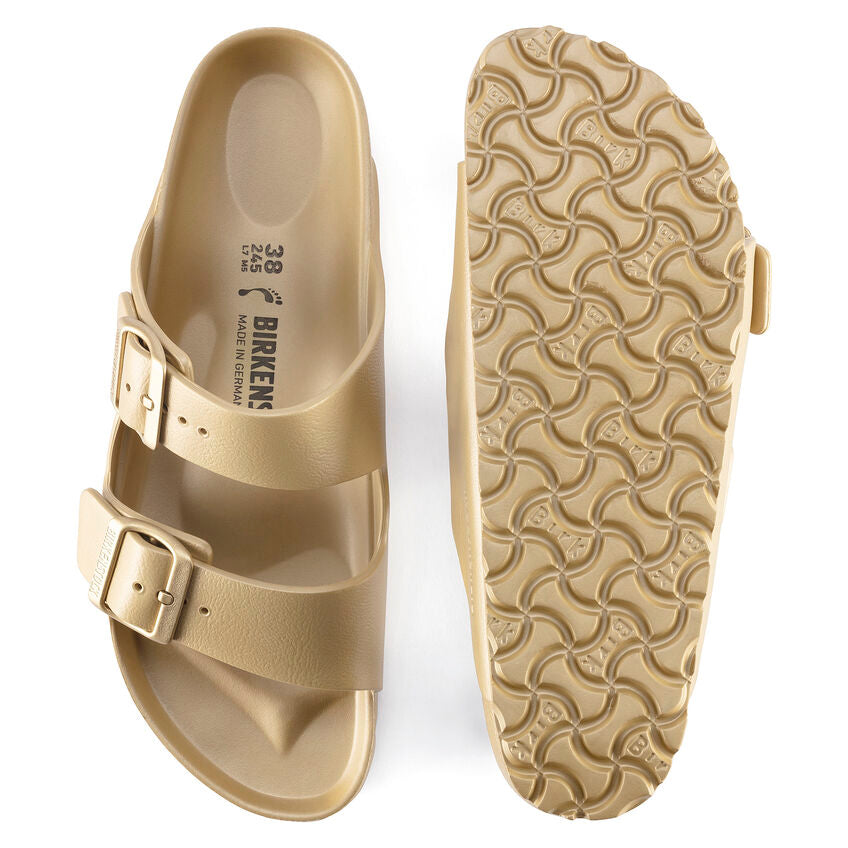 Birkenstock Women's Arizona EVA Sandals - Metallic Gold