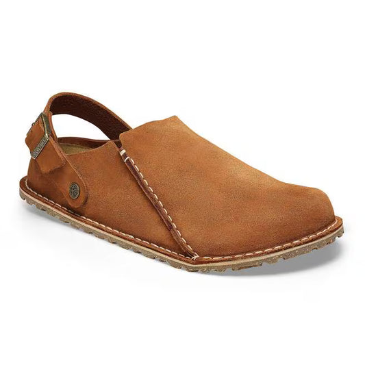 Birkenstock Men's Lutry Premium Suede Leather Clog- Mink