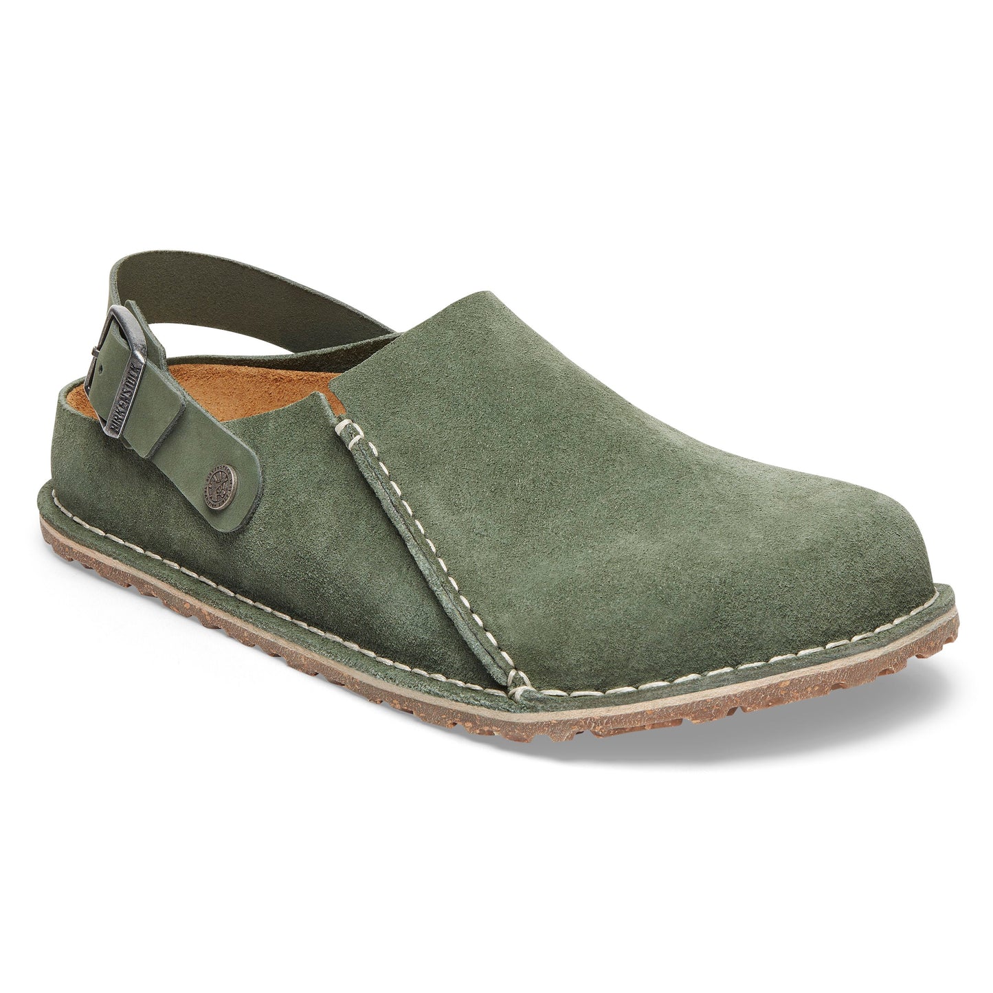 Birkenstock Men's Lutry Premium Suede Clog - Thyme