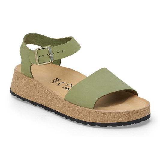 Papillo by Birkenstock Women's Glenda Sandal - Green Tea Suede