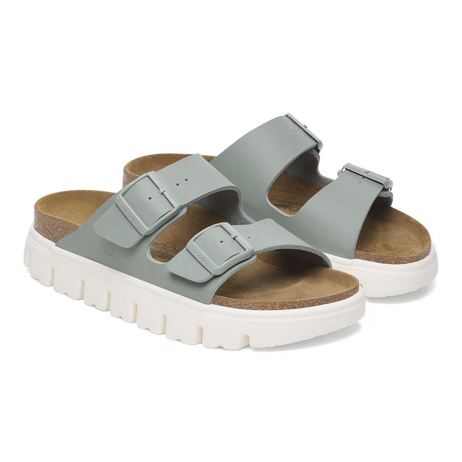 Papillio by Birkenstock Women's Arizona Birko-Flor Chunky Sandal - Pure Sage