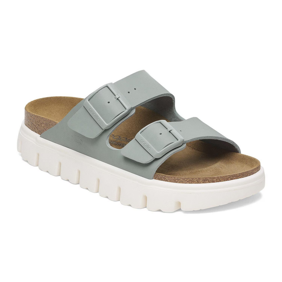 Papillio by Birkenstock Women's Arizona Birko-Flor Chunky Sandal - Pure Sage