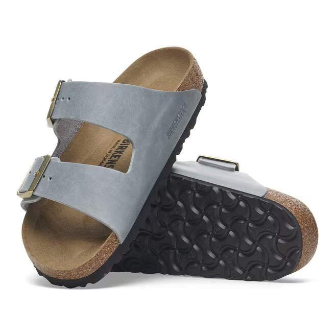 Birkenstock Women's Arizona Oiled Leather - Basalt Gray