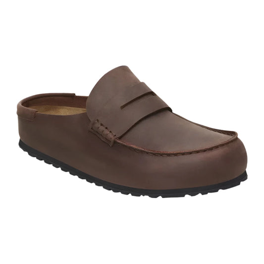 Birkenstock Men's Oiled Leather Naples Loafers - Habana