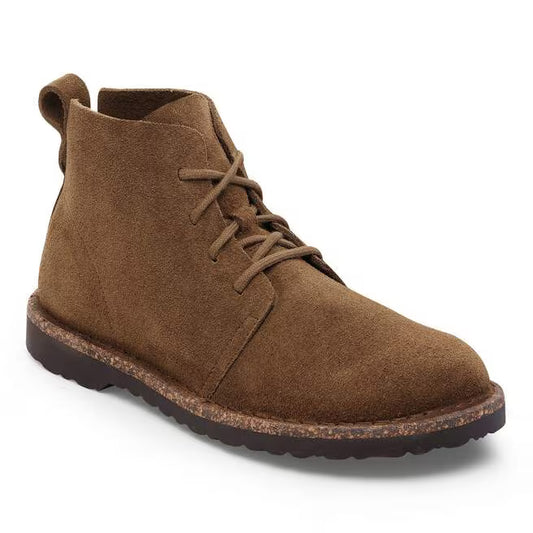 Birkenstock Men's Uppsala Mid Suede Leather Boot - Dark Tea