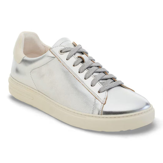 Birkenstock Women's Bend Low Leather - Metallic Silver
