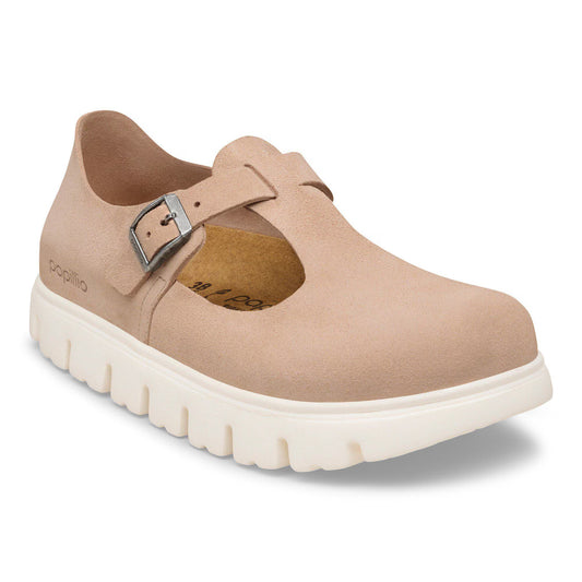Papillio by Birkenstock Women's Paris Chunky Suede Leather Mary Jane - Warm Sand