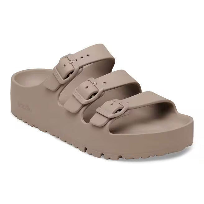 Birkenstock Women's Florida Flex Platform EVA Sandals - Gray Taupe