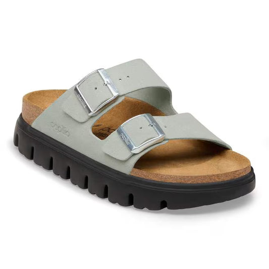 Birkenstock Women's Arizona Chunky Suede Leather - Pure Sage