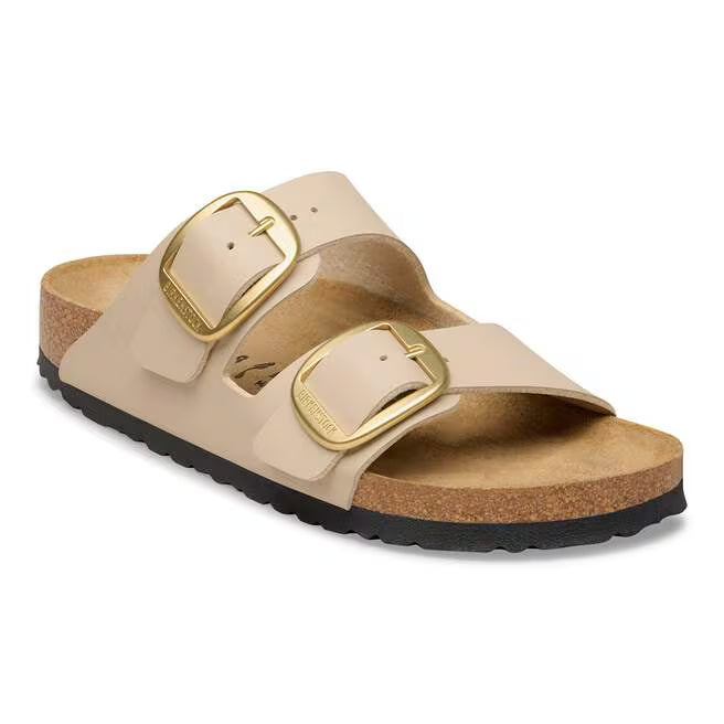 Birkenstock Women's Arizona Big Buckle Birko-Flor Sandal- Sandcastle