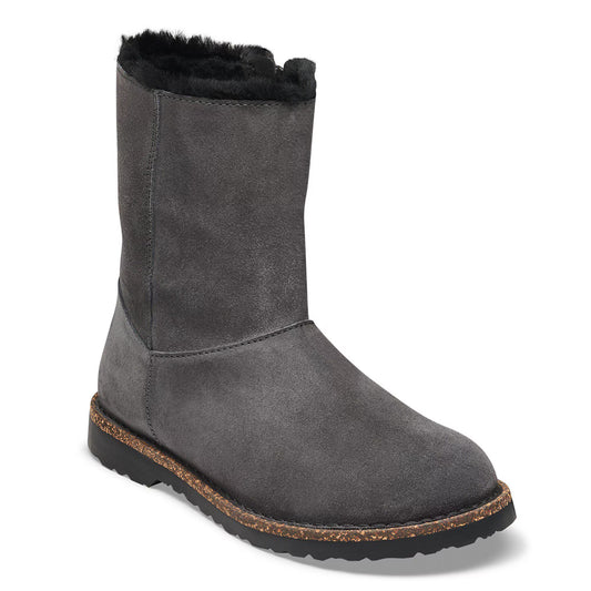 Birkenstock Women's Uppsala Zip Shearling Boot - Charcoal
