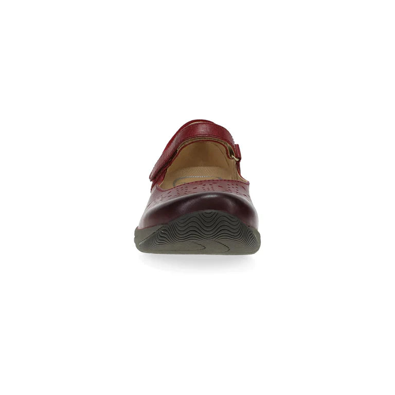 Dansko Stacy Mary Jane Clog - Red Waxy Burnished