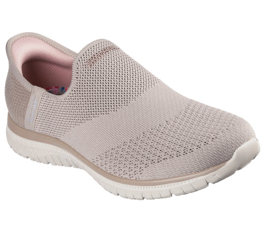Skechers Women's Virtue-Sleek Slip-In Sneakers - Taupe