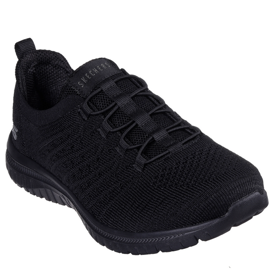 Skechers Women's Virtue Show Runner Sneaker - Black