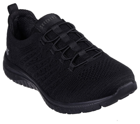 Skechers Women's Virtue Show Runner Sneaker - Black