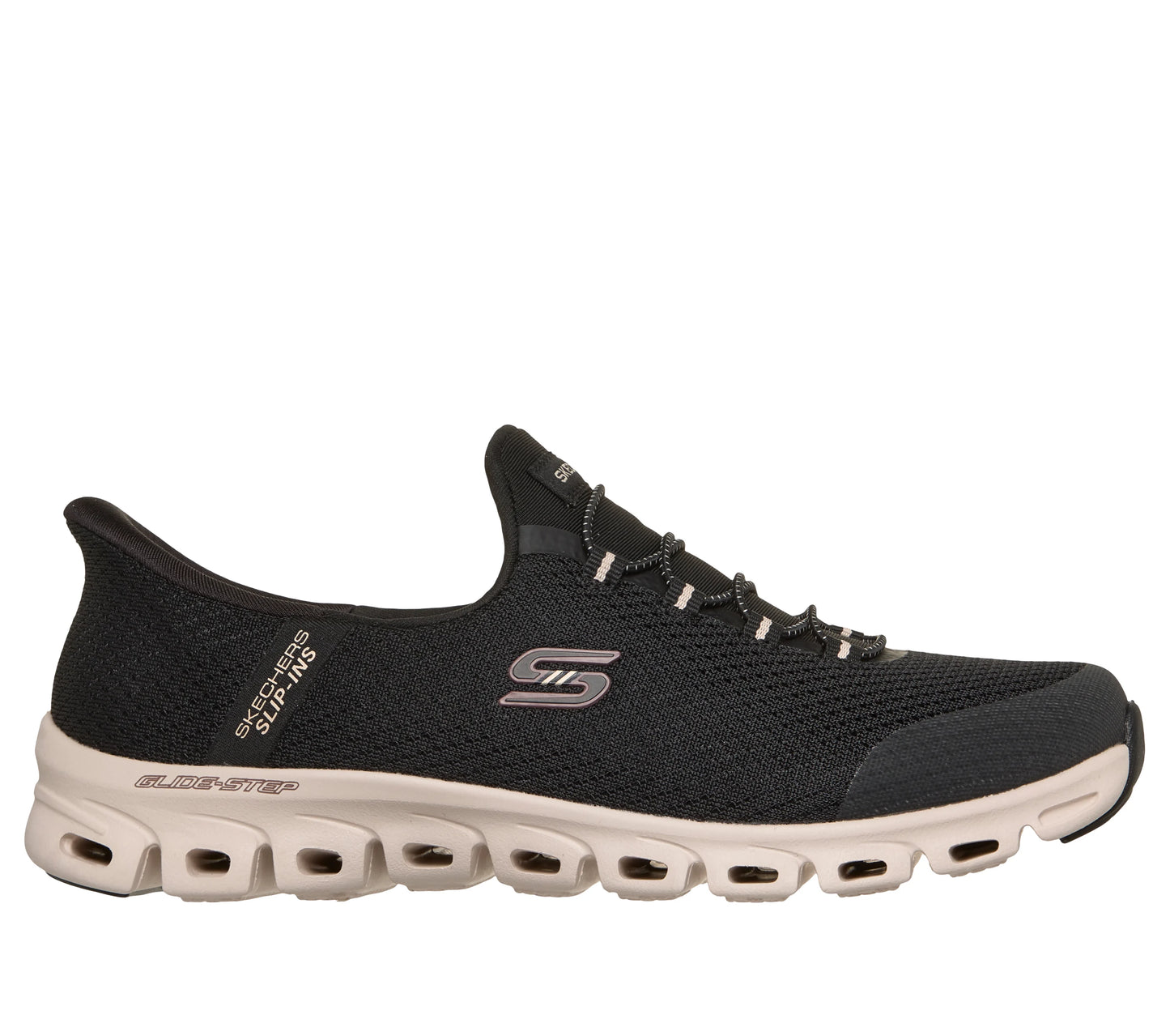 Skechers Women's Slip-Ins: Glide-Step - Vibey - Black/Natural