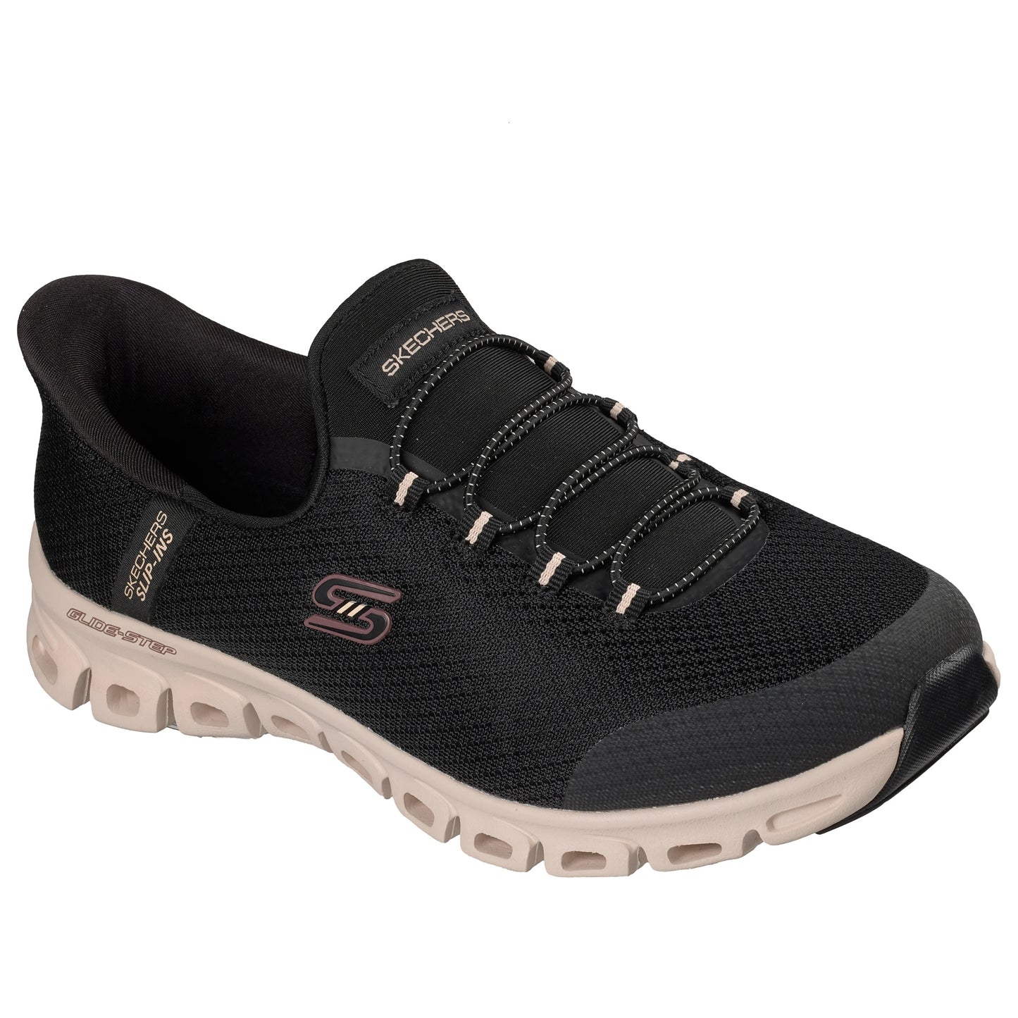 Skechers Women's Slip-Ins: Glide-Step - Vibey - Black/Natural