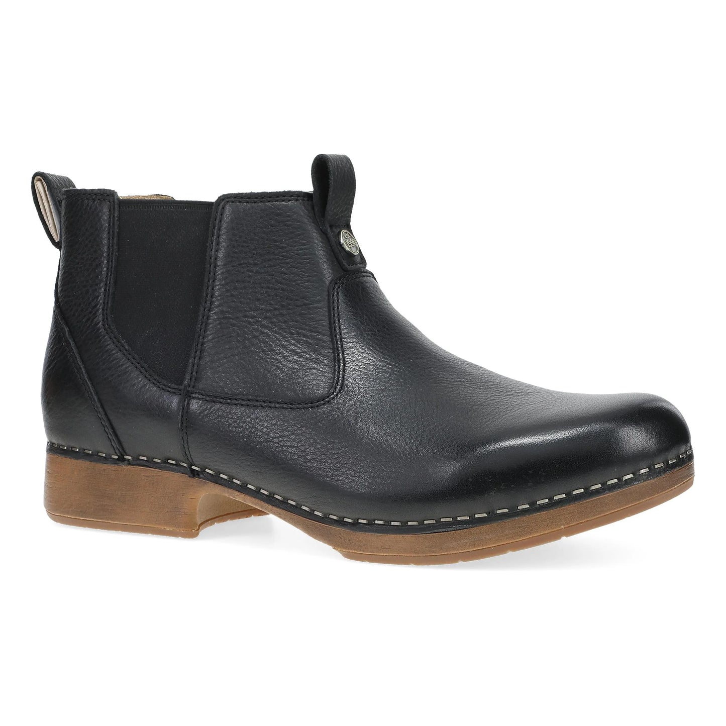Dansko Women's Michele Chelsea Boot - Black Waxy Milled