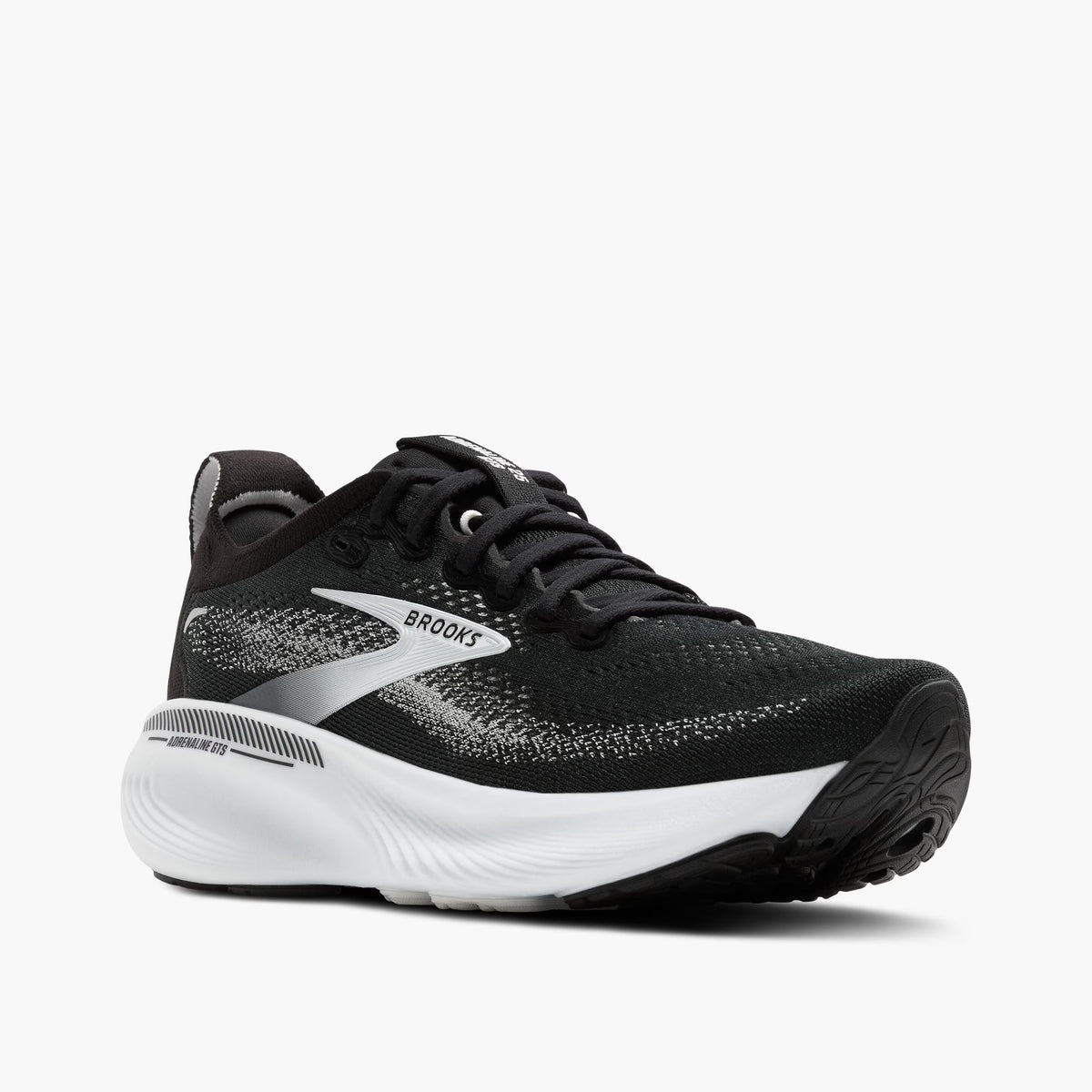 Brooks Men's Adrenaline GTS 25 Running Shoe - Black/Grey/White
