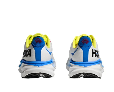 HOKA Men's Clifton 9 Running Sneakers - Blanc de Blanc/Virtual Blue