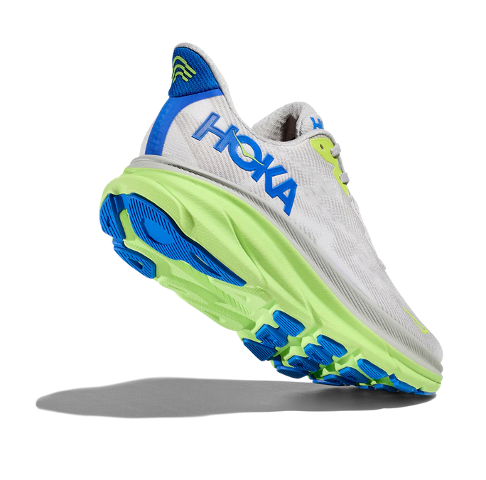 HOKA Men's Clifton 9 Sneaker - Stardust/Electric Cobalt