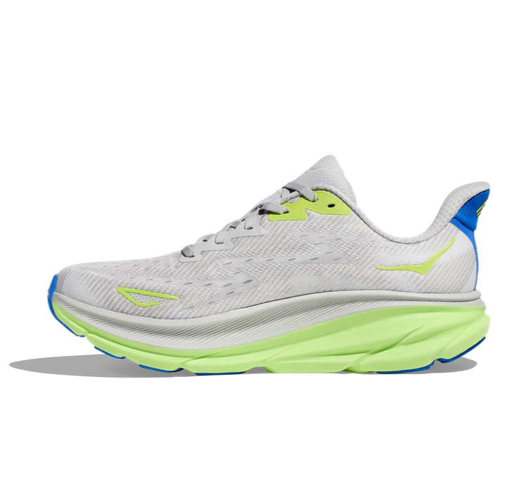 HOKA Men's Clifton 9 Sneaker - Stardust/Electric Cobalt