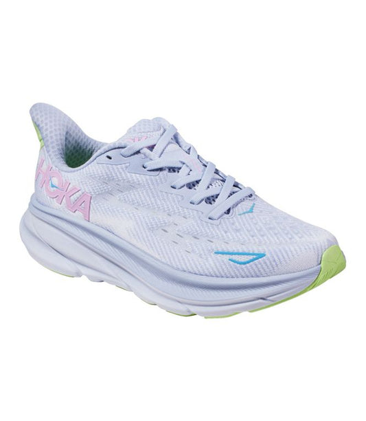 HOKA Women's Clifton 9 Sneaker - Gull/Sea Ice