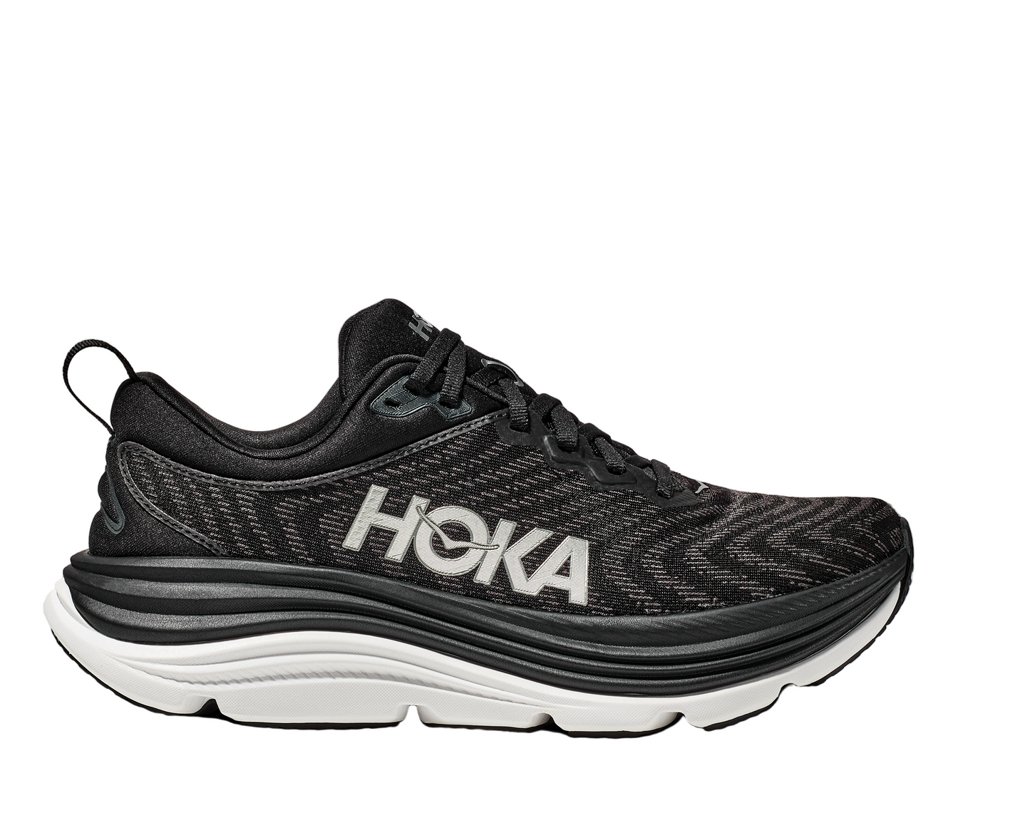 Hoka Men's Gaviota 5 Sneakers - Black/White