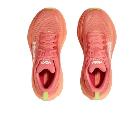 Hoka Women's Bondi 8 Running Sneakers - Coral/Papaya