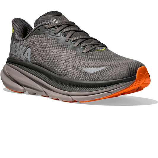 Hoka Men's Clifton 9 GORE-TEX Waterproof- Asphalt Grey/Gravel