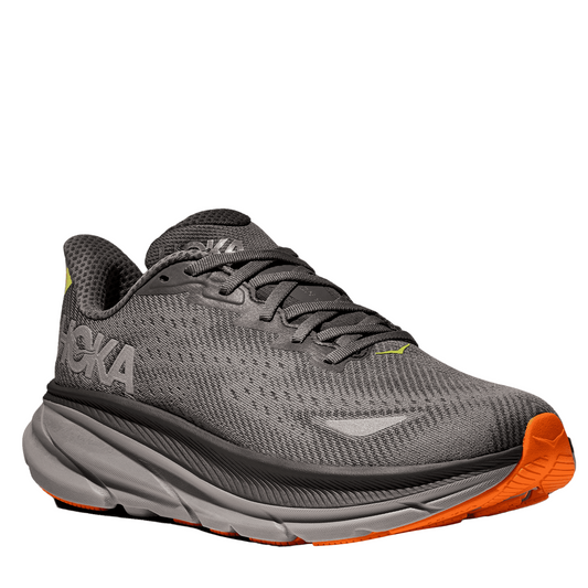 Hoka Men's Clifton 9 GORE-TEX Waterproof- Asphalt Grey/Gravel