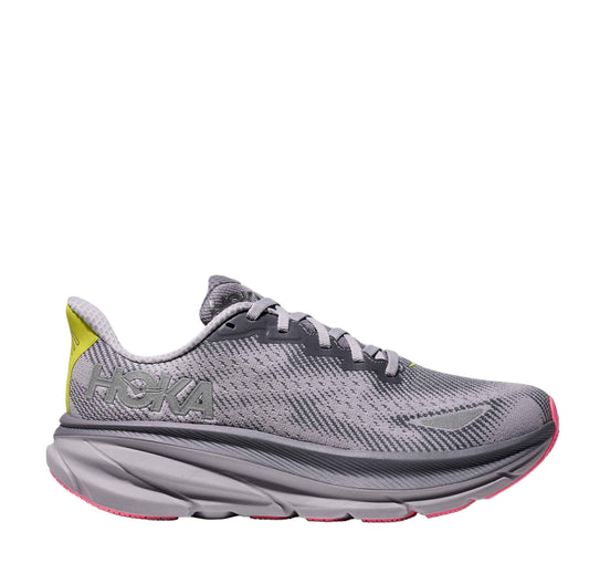 Hoka Women's Clifton 9 GORE-TEX Waterproof - Grey Skies/Foggy Grey