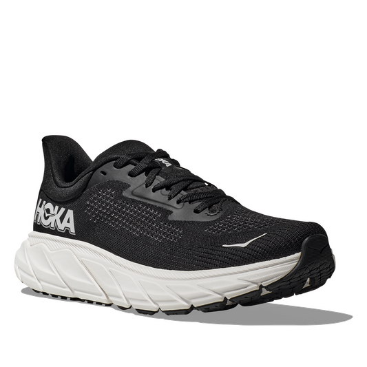 HOKA Women's Arahi 7 Running Shoe - Black/White