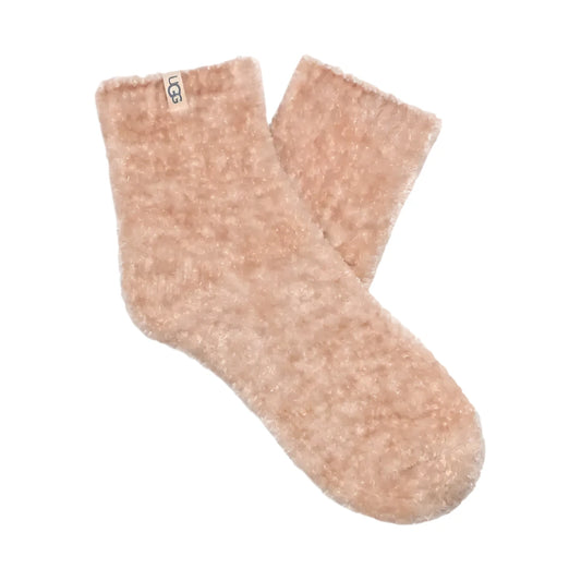 UGG Women's Leda Cozy Quarter Length Socks Moonbeam